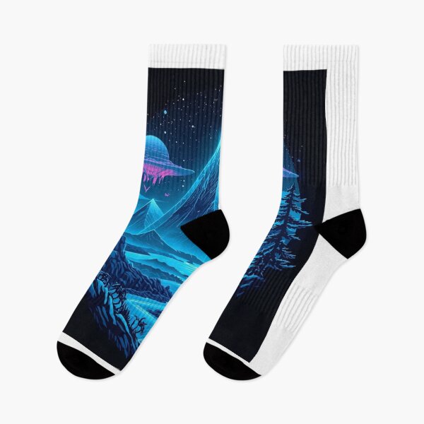 Item preview, Neon Alien World – Floating Pyramids & Bioluminescent Landscape designed and sold by Mitaudesign.