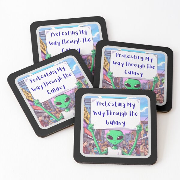 Item preview, Protesting My Way Through the Galaxy designed and sold by ActOutTees.
