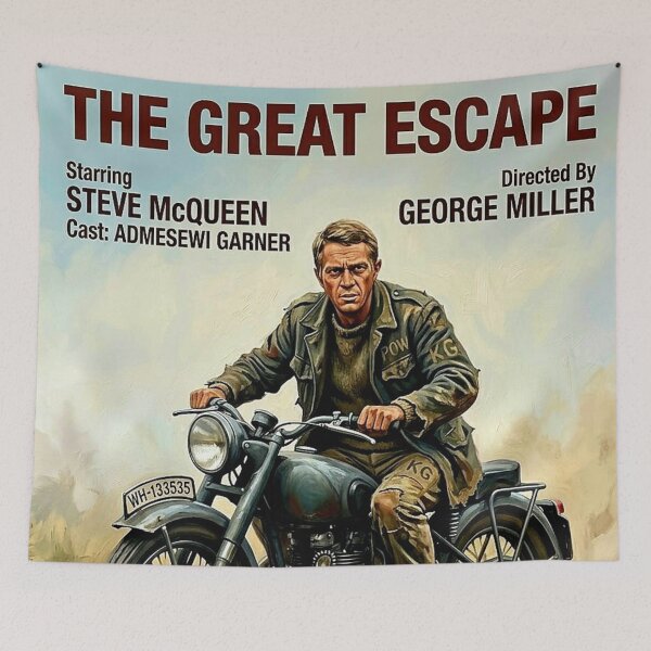 Item preview, The Ultimate Leap: Steve McQueen in The Great Escape designed and sold by Art's Diner.