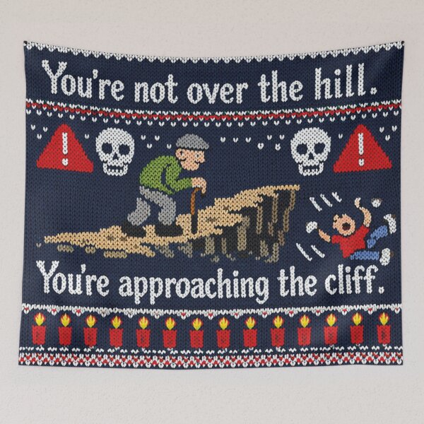 Item preview, Approaching the Cliff fun knitting pattern designed and sold by Mauswohn.