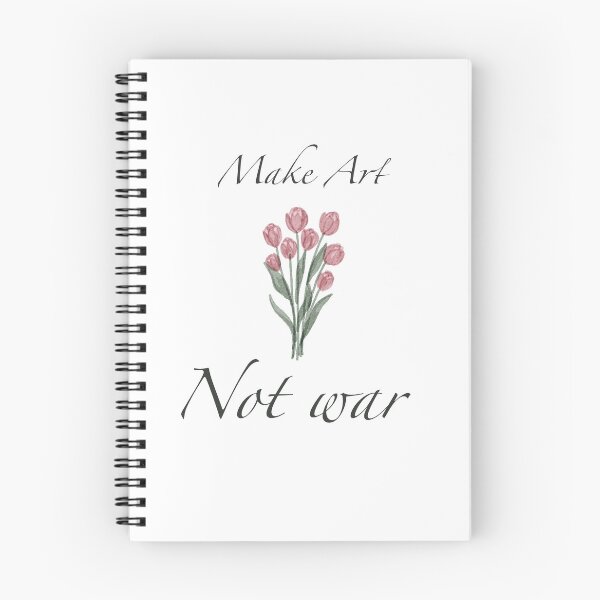 Item preview, Make art not war tulip design  designed and sold by elizabeth web ✿.