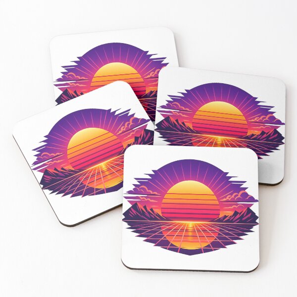 Item preview, Retro Synthwave Sunset Horizon – 80s Vaporwave Neon Sun Aesthetic Digital Art designed and sold by ArtWaveStudio8.