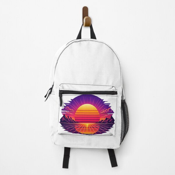 Item preview, Retro Synthwave Sunset Horizon – 80s Vaporwave Neon Sun Aesthetic Digital Art designed and sold by ArtWaveStudio8.