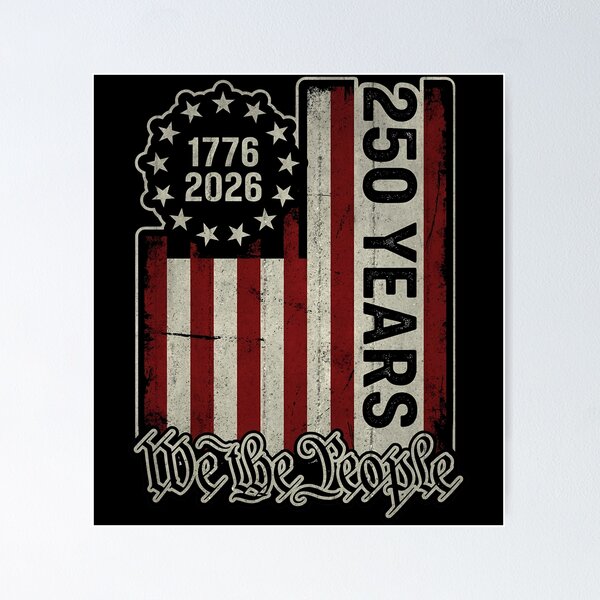 Item preview, 250 Years of Freedom 1776–2026 Patriotic Flag American designed and sold by LiviuGligoros.