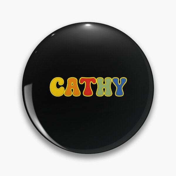 Item preview, ❤️ Cathy Personalized Name Wavy Retro Shirt, Coffee Mug, Sticker Gift designed and sold by HelixPedia.