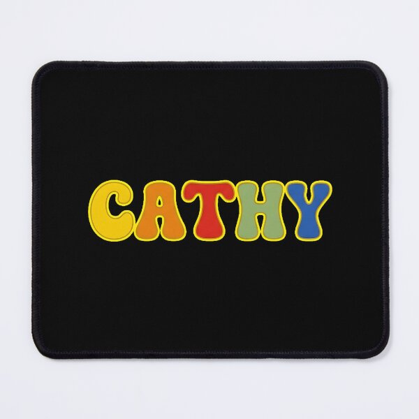 Item preview, ❤️ Cathy Personalized Name Wavy Retro Shirt, Coffee Mug, Sticker Gift designed and sold by HelixPedia.