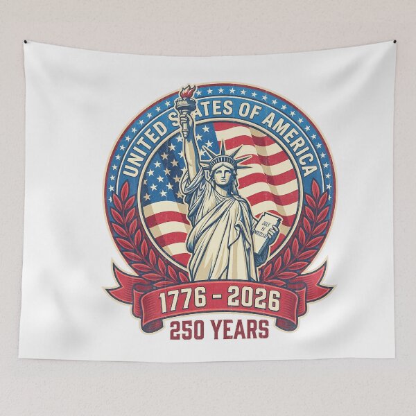 Item preview, 250 Years of Freedom 1776–2026 Patriotic Liberty designed and sold by LiviuGligoros.