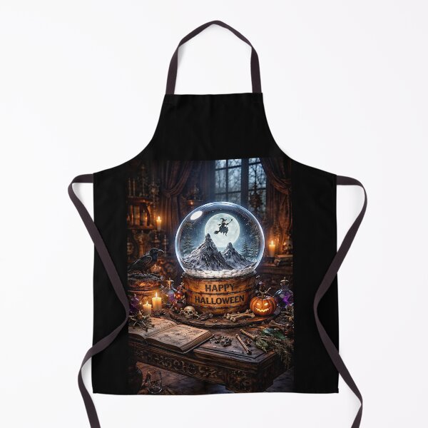 Item preview, The snow globe in the witch's house (Halloween) designed and sold by NubesDesignCH.