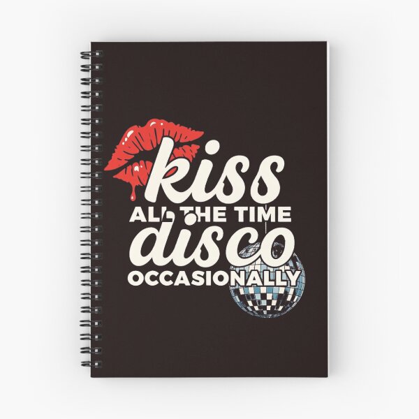 Item preview, Kiss All The Time Disco Occasionally - Retro 70s Typography Design designed and sold by CandyKissDgtl.