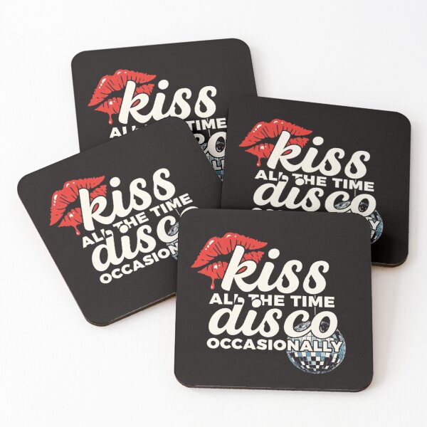 Item preview, Kiss All The Time Disco Occasionally - Retro 70s Typography Design designed and sold by CandyKissDgtl.
