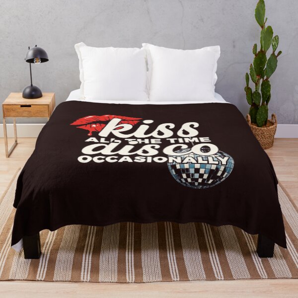 Item preview, Kiss All The Time Disco Occasionally - Retro 70s Typography Design designed and sold by CandyKissDgtl.