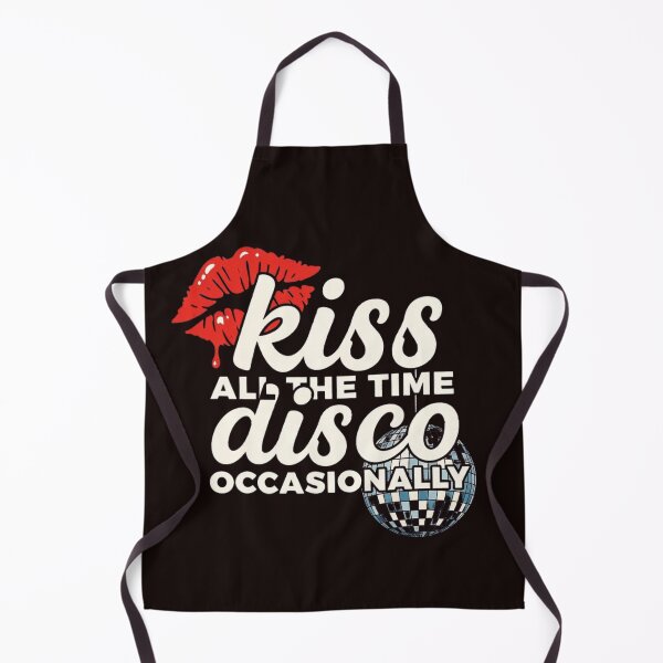 Item preview, Kiss All The Time Disco Occasionally - Retro 70s Typography Design designed and sold by CandyKissDgtl.