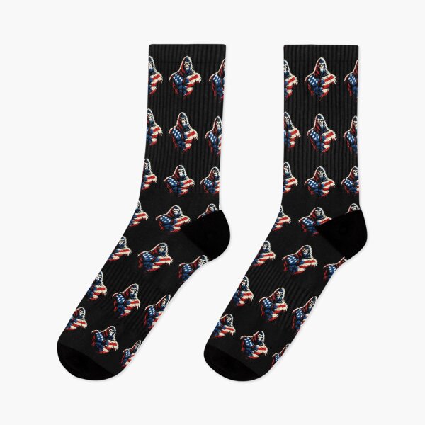 Item preview, Patriotic Bigfoot Silhouette – American Myth designed and sold by Intomindfood.