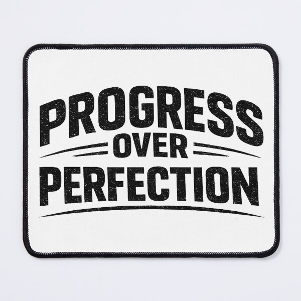 Item preview, Progress Over Perfection – Gym Motivation Fitness Quote Design designed and sold by Mavriboy.
