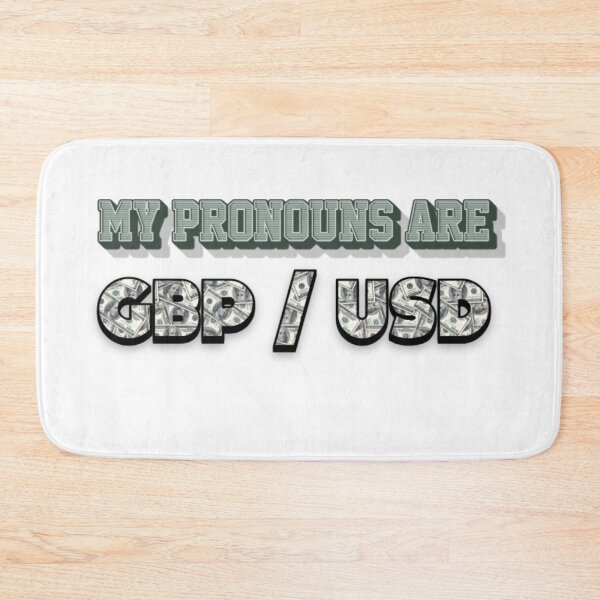Item preview, My Pronouns Are GBP / USD designed and sold by TradingOnDemand.