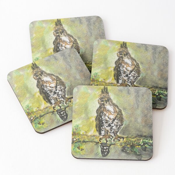 Item preview, The Hawk Who Styled Its Feathers designed and sold by SolartiandBrush.