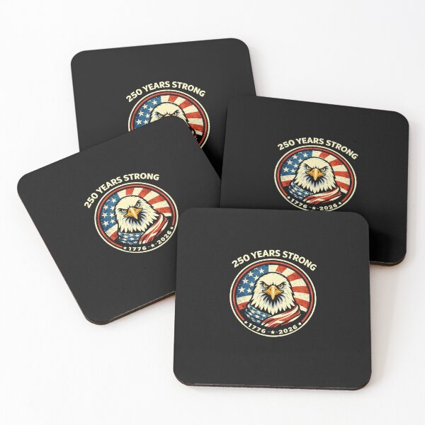 Item preview, 250 Years Strong Eagle Emblem – USA Pride designed and sold by Intomindfood.