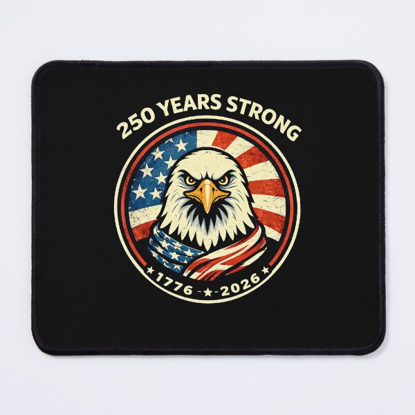 Item preview, 250 Years Strong Eagle Emblem – USA Pride designed and sold by Intomindfood.