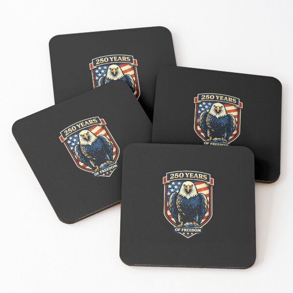 Item preview, 250 Years of Freedom Eagle Shield – Patriotic USA designed and sold by Intomindfood.