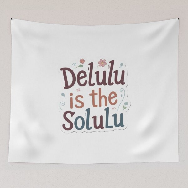 Item preview, Delulu is the solulu sticker  designed and sold by Dipti333.