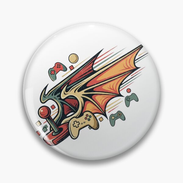 Item preview,  Dragon Gamer Retro Arcade Fantasy Art designed and sold by Dzblack.