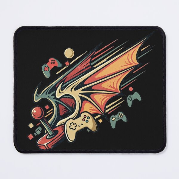 Item preview, Dragon Gamer Retro Arcade Fantasy Art designed and sold by Dzblack.