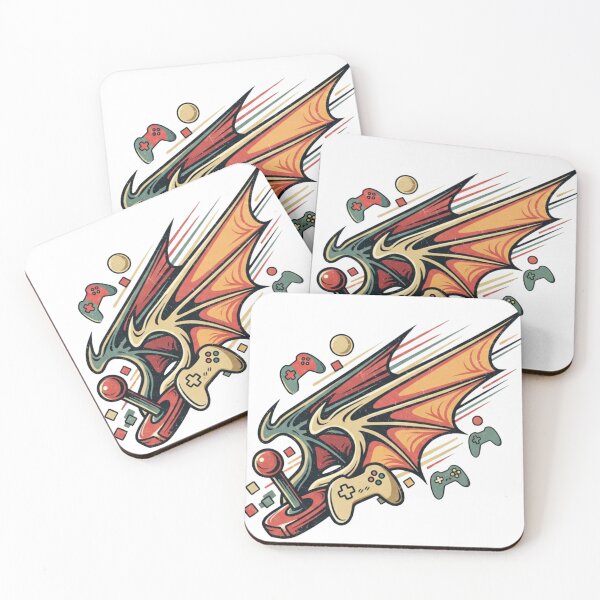 Item preview,  Dragon Gamer Retro Arcade Fantasy Art designed and sold by Dzblack.