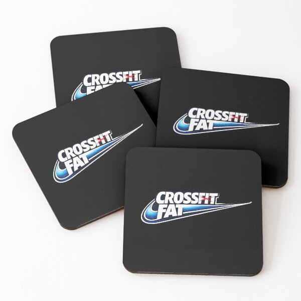Item preview, Crossfit? More Like Crossfat – Funny Gym Parody Workout T-Shirt designed and sold by Cosmic Meme Factory.