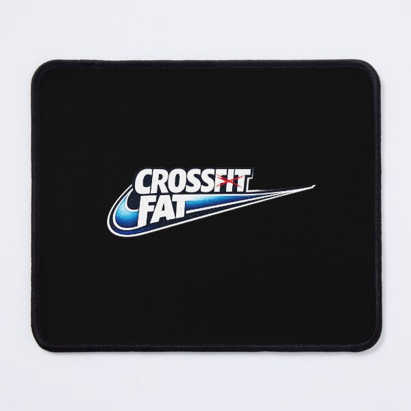Item preview, Crossfit? More Like Crossfat – Funny Gym Parody Workout T-Shirt designed and sold by Cosmic Meme Factory.