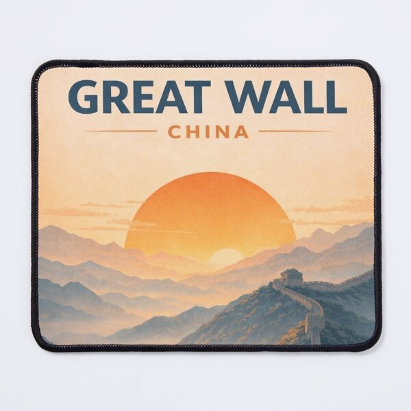 Item preview, China- Great wall - Poster designed and sold by ApGraphicDesigns.