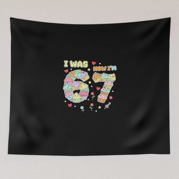 Item preview, I was 6 Now I'm 7 Year Old Girl 7th Birthday Girls Kids designed and sold by Intomindfood.