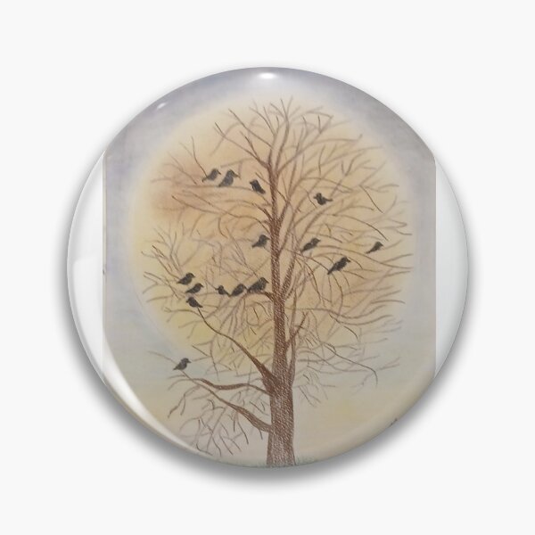 Item preview, Albero Notturno con Luna – Arte Atmosferica designed and sold by DisegniPersonalizzati di irka87.