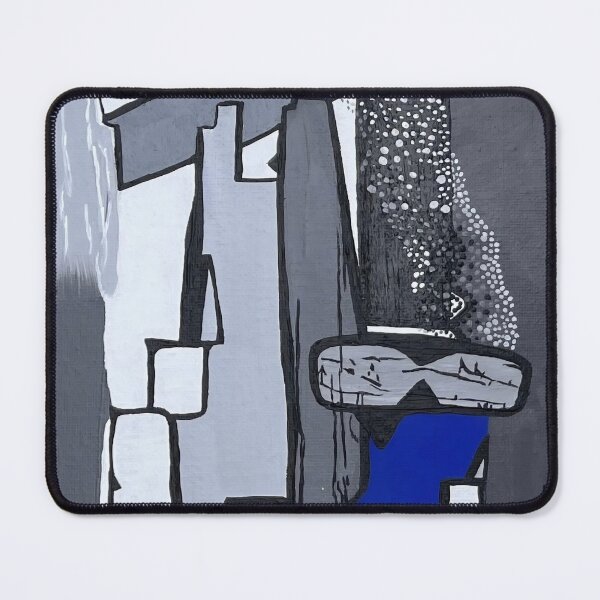 Item preview, Modern Blue Geometric Abstract designed and sold by PeridotGypsy.