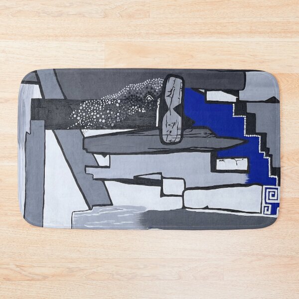 Item preview, Modern Blue Geometric Abstract designed and sold by PeridotGypsy.