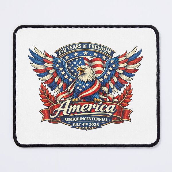 Item preview, 250 Years of Freedom America 1776–2026 4th of july designed and sold by LiviuGligoros.