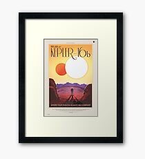 NASA Tourism - Kepler 16b Framed Print
