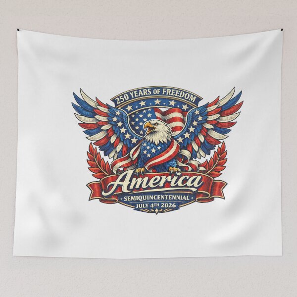 Item preview, 250 Years of Freedom America 1776–2026 4th of july designed and sold by LiviuGligoros.
