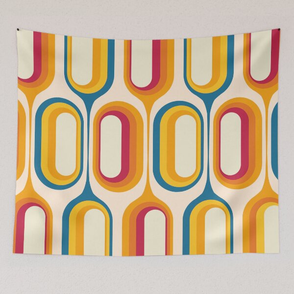 Item preview, Mid Century Modern Retro 70s - Colorful designed and sold by JMgraphic.