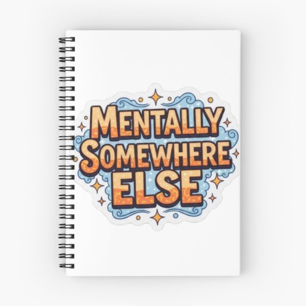 Item preview, Mentally Somewhere else sticker  designed and sold by Dipti333.