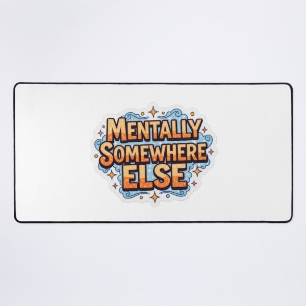 Item preview, Mentally Somewhere else sticker designed and sold by Dipti333.