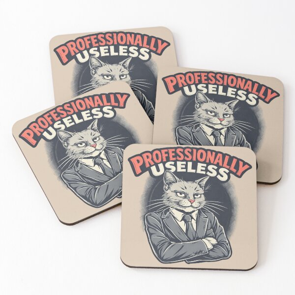 Item preview, Professionally Useless Cat – Corporate Energy designed and sold by Artiviose.
