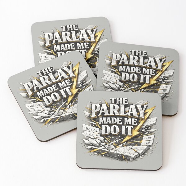 Item preview, The Parlay Made Me Do It Funny Sports Betting Shirt designed and sold by POD DYNASTY | Original Print On Demand T-Shirt Graphics.