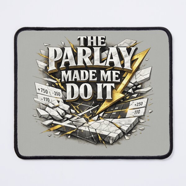 Item preview, The Parlay Made Me Do It Funny Sports Betting Shirt designed and sold by POD DYNASTY.