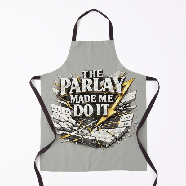 Item preview, The Parlay Made Me Do It Funny Sports Betting Shirt designed and sold by POD DYNASTY | Original Print On Demand T-Shirt Graphics.