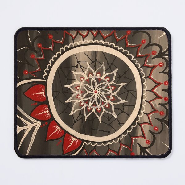 Item preview, Geometric Dreamcatcher Mandala • Modern Symbolic Art designed and sold by PeridotGypsy.