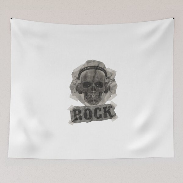 Item preview, Skull Rock Poster – Underground Rock Skull Design designed and sold by RonnyMilleo.