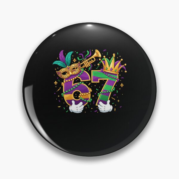 Item preview, Six Seven Carnaval Festival 67 Meme Funny Mardi Gras designed and sold by Intomindfood.