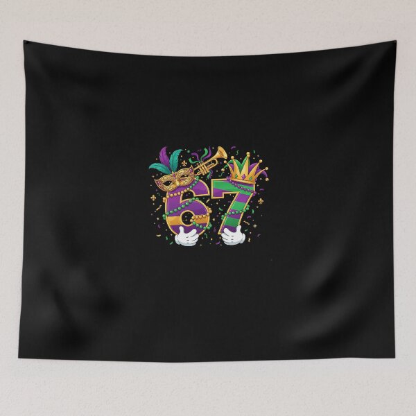 Item preview, Six Seven Carnaval Festival 67 Meme Funny Mardi Gras designed and sold by Intomindfood.