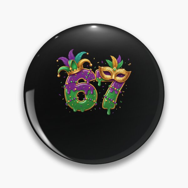 Item preview, Six Seven Carnaval Festival 67 Meme Funny Mardi Gras  designed and sold by Intomindfood.