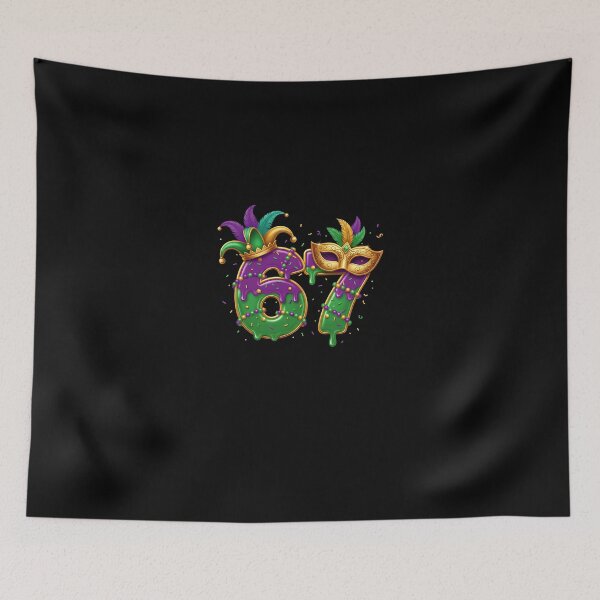 Item preview, Six Seven Carnaval Festival 67 Meme Funny Mardi Gras  designed and sold by Intomindfood.